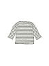 Child of Mine by Carter's 100% Cotton Stripes Gray 3/4 Sleeve T-Shirt Size Newborn - photo 2