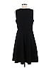 Leota Solid Black Casual Dress Size M - photo 2