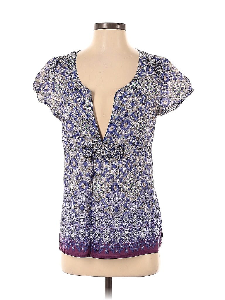 Pre-owned Eddie Bauer Short Sleeve Blouse