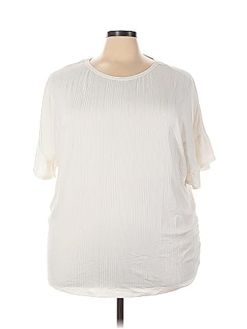 White Birch Short Sleeve Blouse (view 1)