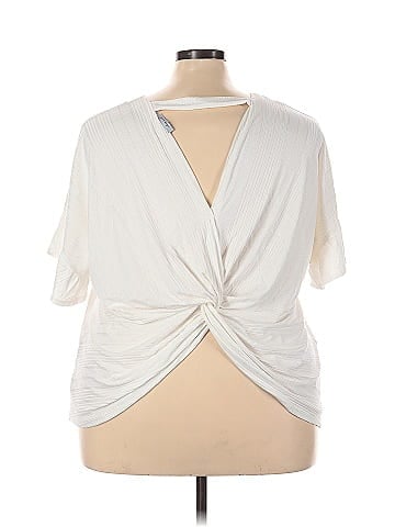 White Birch Short Sleeve Blouse (view 2)