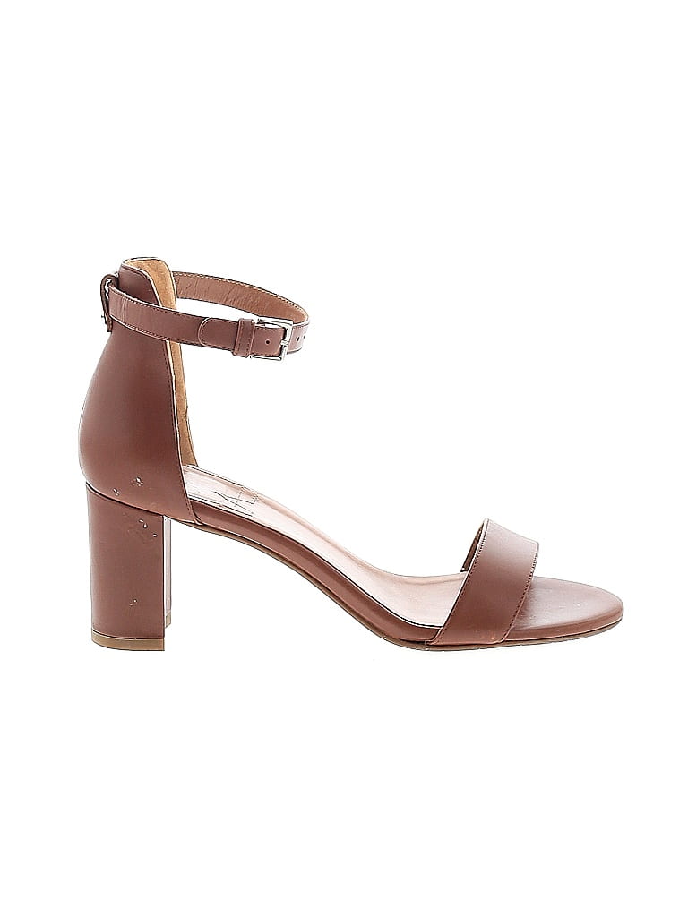 AQUATALIA 100% Leather Brown Heels Size 8 1/2 - photo 1