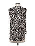 Vince Camuto 100% Polyester Animal Print Brown Sleeveless Blouse Size S - photo 2