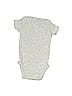 Carter's 100% Cotton Solid Gray Short Sleeve Onesie 0-3 MO / 3 MO - photo 2