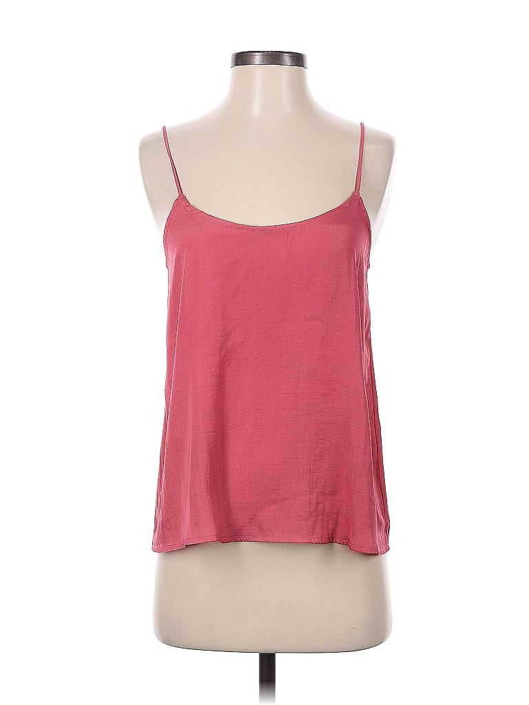 Pre-owned Mango Sleeveless Top Pink Halter Neckline Tops