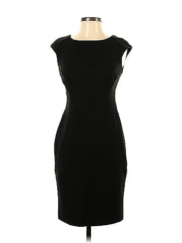 Ann Taylor Solid Black Cocktail Dress Size 0 (Petite) - 74% off | ThredUp