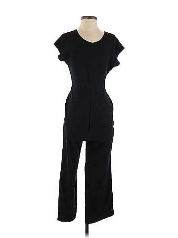 Ann Taylor LOFT Solid Black Jumpsuit Size 0 petite 60 off ThredUp