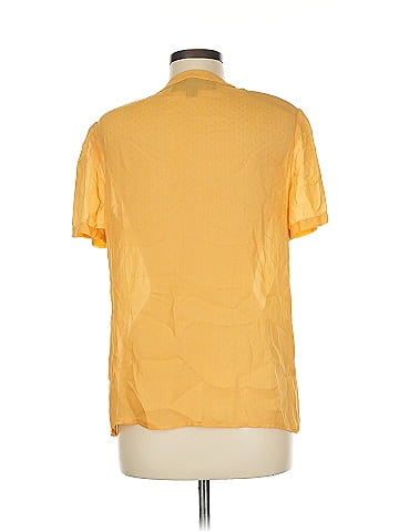 Linda Allard Ellen Tracy Short Sleeve Silk Top (view 2)