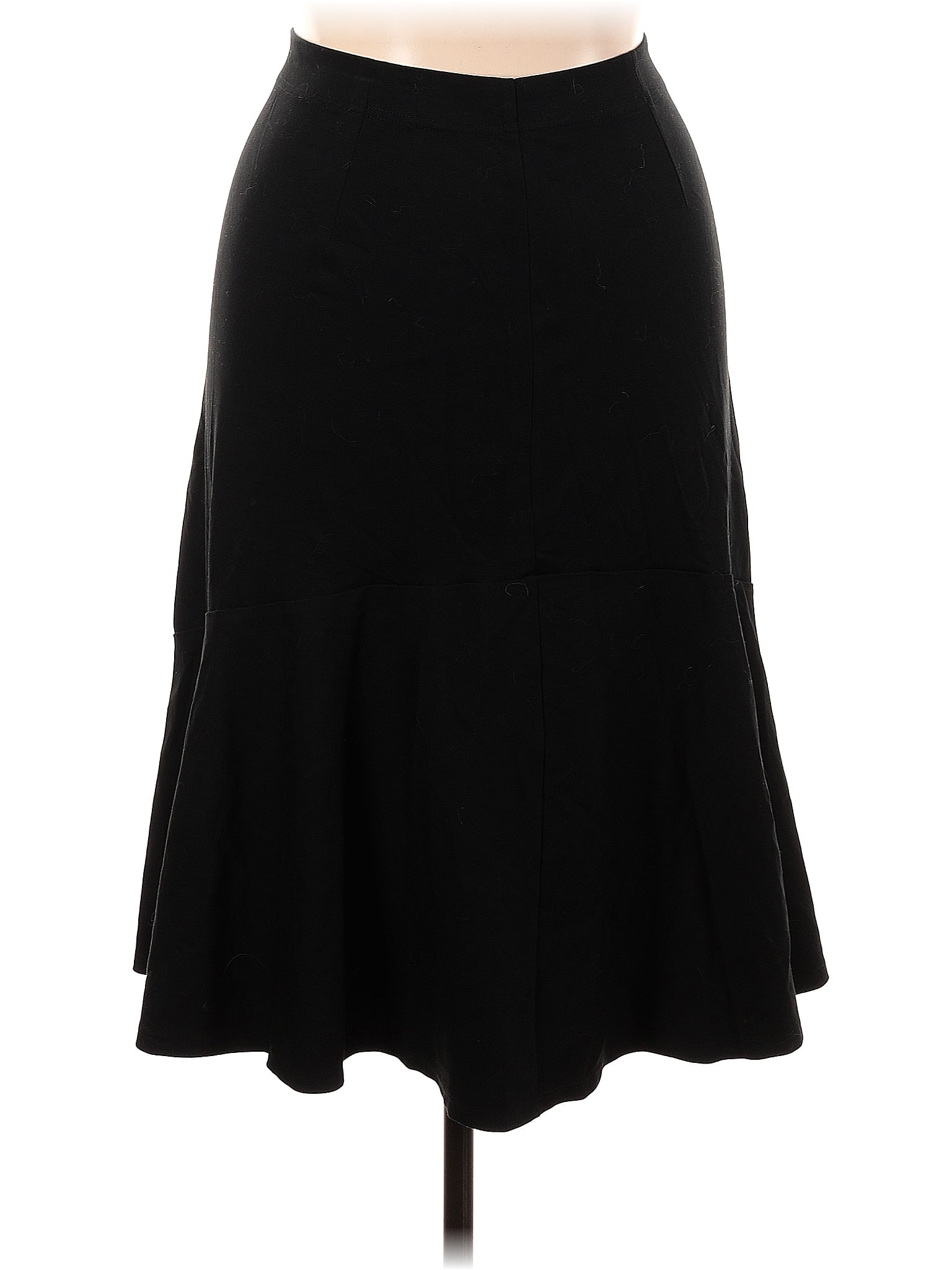 GOELIA Solid Black Formal Skirt Size 10 80 off ThredUp