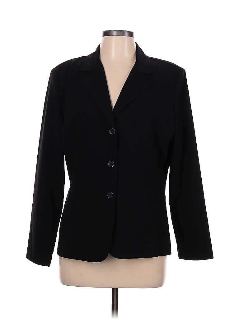 Pre-owned Dressbarn Blazer Jacket In Black