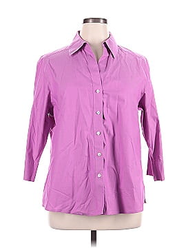 Foxcroft 3/4 Sleeve Button Down Shirt