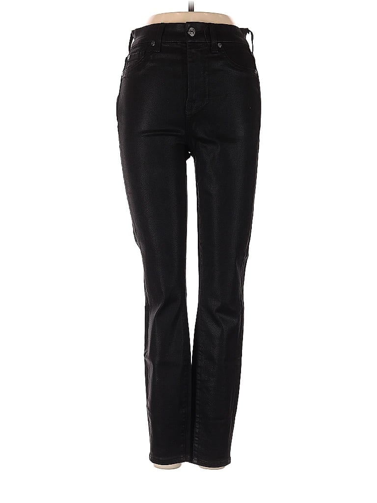Pre-owned 7 For All Mankind Faux Leather Pants