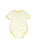 Svaha 100% Organic Cotton Color Block Yellow Short Sleeve Onesie 9-12 MO / 12 MO - photo 2