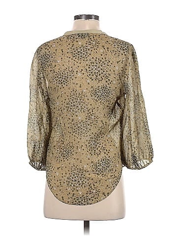 Fei 3/4 Sleeve Silk Top (view 2)