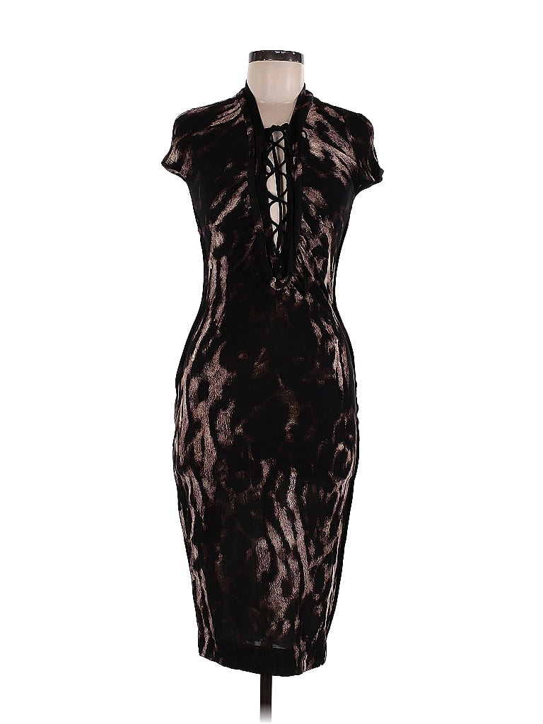 Just Cavalli Black Cocktail Dress Size EU (IT) 42 / US 6 - photo 1