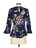 Sace Blue 3/4 Sleeve Blouse Size S - photo 2