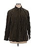 Classic Brown Green Long Sleeve Button-Down Shirt Size 1X - photo 1