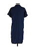Lands' End 100% Polyester Solid Blue Casual Dress Size 2 - photo 2