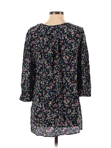 Fei 3/4 Sleeve Silk Top (view 2)