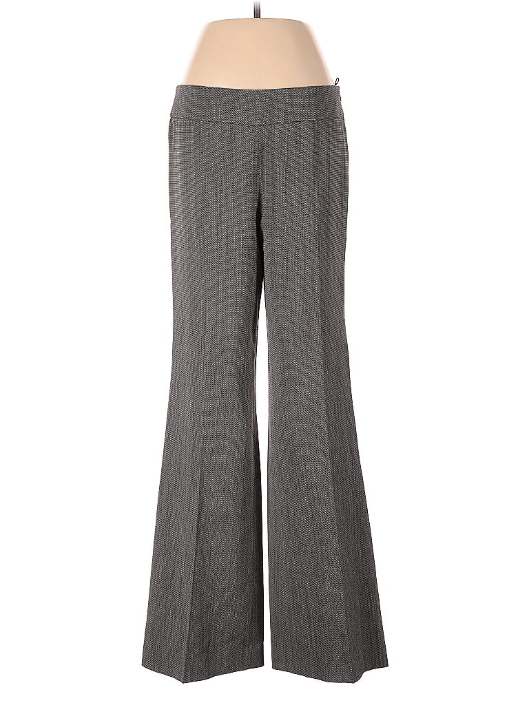 Pre-owned Lafayette 148 Wool Pants In Gray