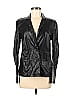Muubaa 100% Leather Black Blazer Size 8 - photo 1