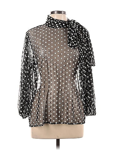 RED Valentino Embroidered Tulle Blouse (view 1)