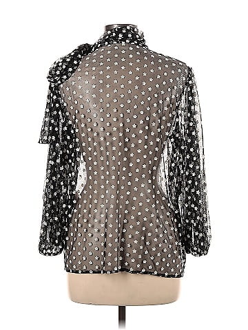 RED Valentino Embroidered Tulle Blouse (view 2)