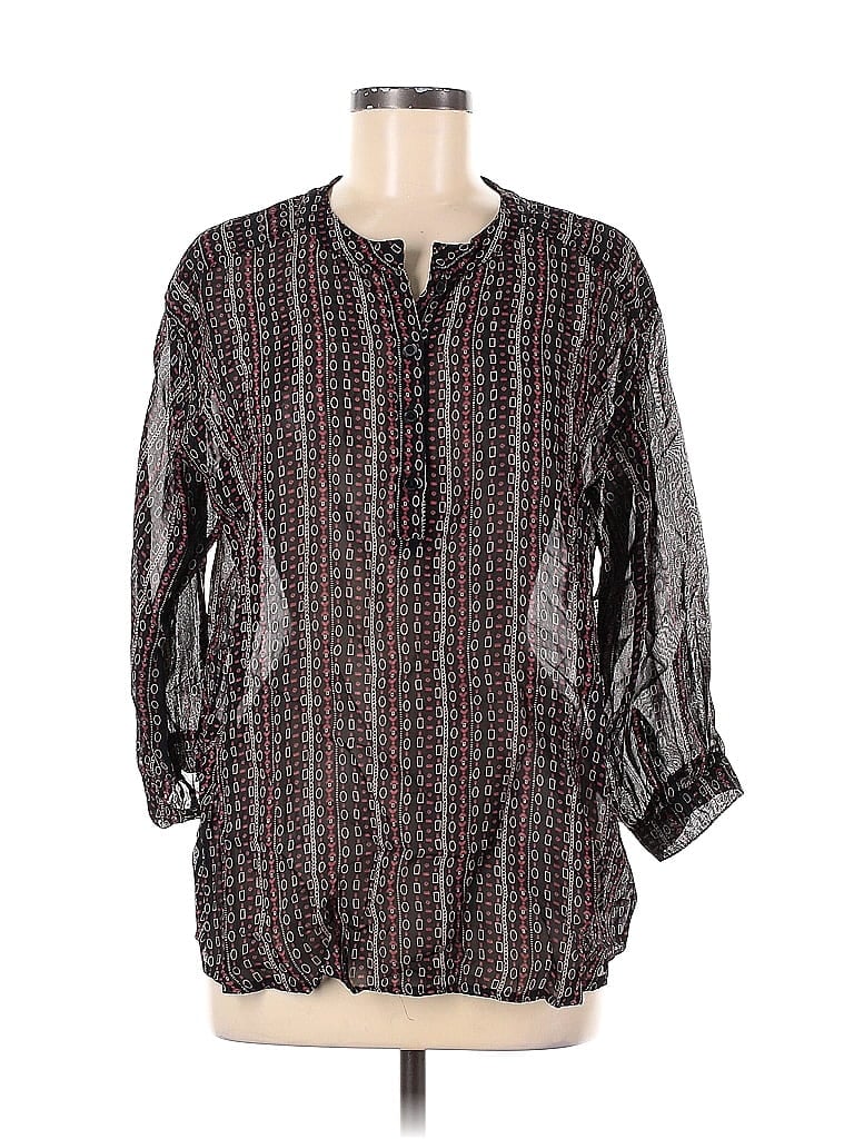 Click to view more detailed imagery on our partner's website Pre-owned John Eshaya 3/4 Sleeve Blouse
