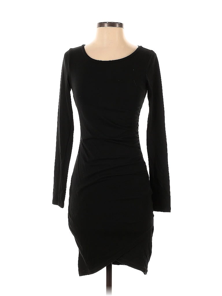 Pre-owned Leith Casual Dress In Black