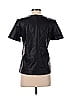 SAMBAG Metallic Black Short Sleeve Top Size S - photo 2