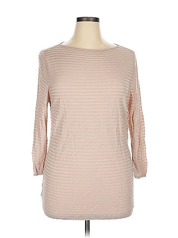 Ann Taylor LOFT 3/4 Sleeve T-Shirt (view 1)