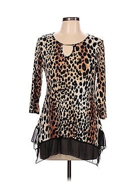 Brittany Black 3/4 Sleeve Blouse (view 1)