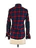Claridge + King 100% Cotton Plaid Red Long Sleeve Button-Down Shirt Size XS - photo 2