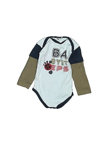 Baby Steps Long Sleeve Onesie (view 1)