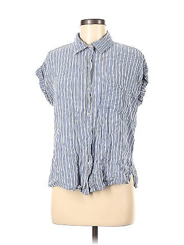 En Creme Short Sleeve Blouse (view 1)