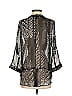 Express 100% Polyester Black 3/4 Sleeve Blouse Size XS - photo 2