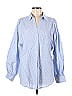 Marc New York Andrew Marc Blue Long Sleeve Button-Down Shirt Size M - photo 1