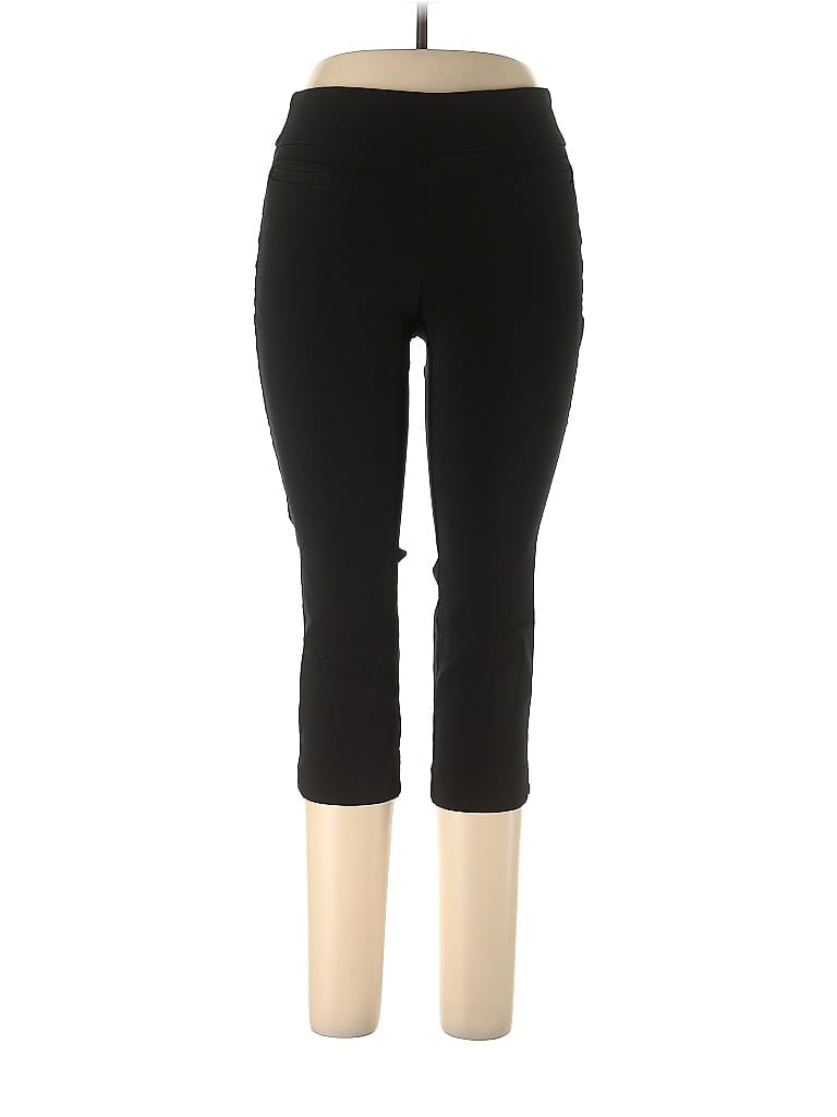 Anheuser-Busch Solid Black Active Pants Size 10 - photo 1