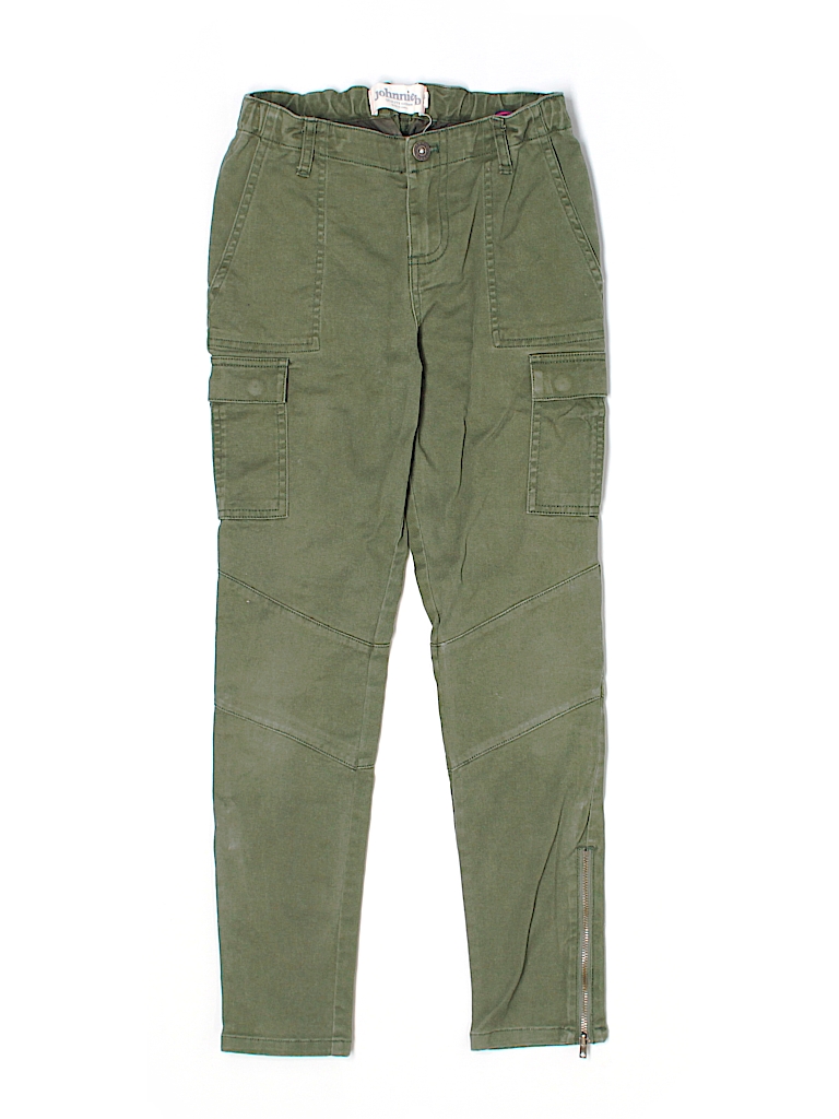 Johnnie b 100% Cotton Solid Dark Green Cargo Pants Size 20 - 93% off ...