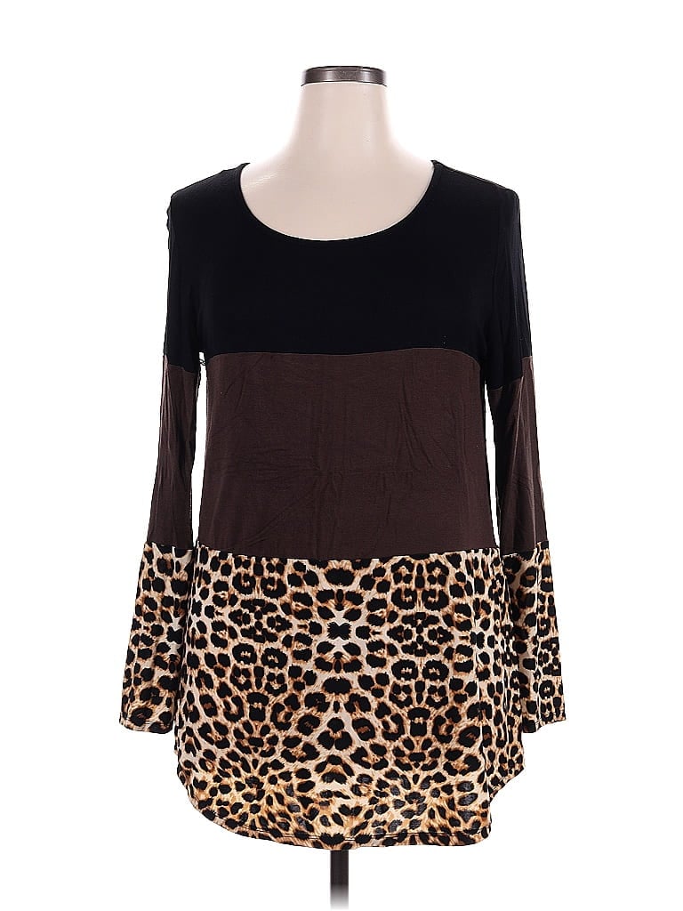 Unbranded Brown Long Sleeve Top Size XL - photo 1