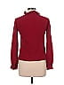 Annelore Burgundy Long Sleeve Blouse Size 6 - photo 2