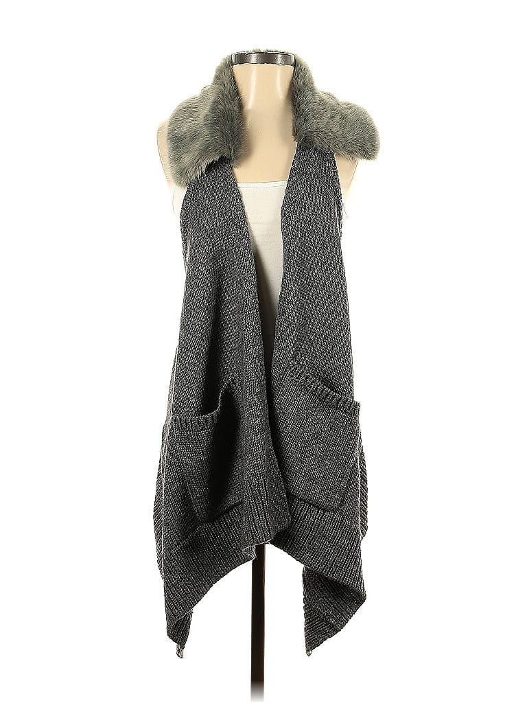 Pre-owned Kf/kaufmanfranco Collective Sweater Vest In Gray