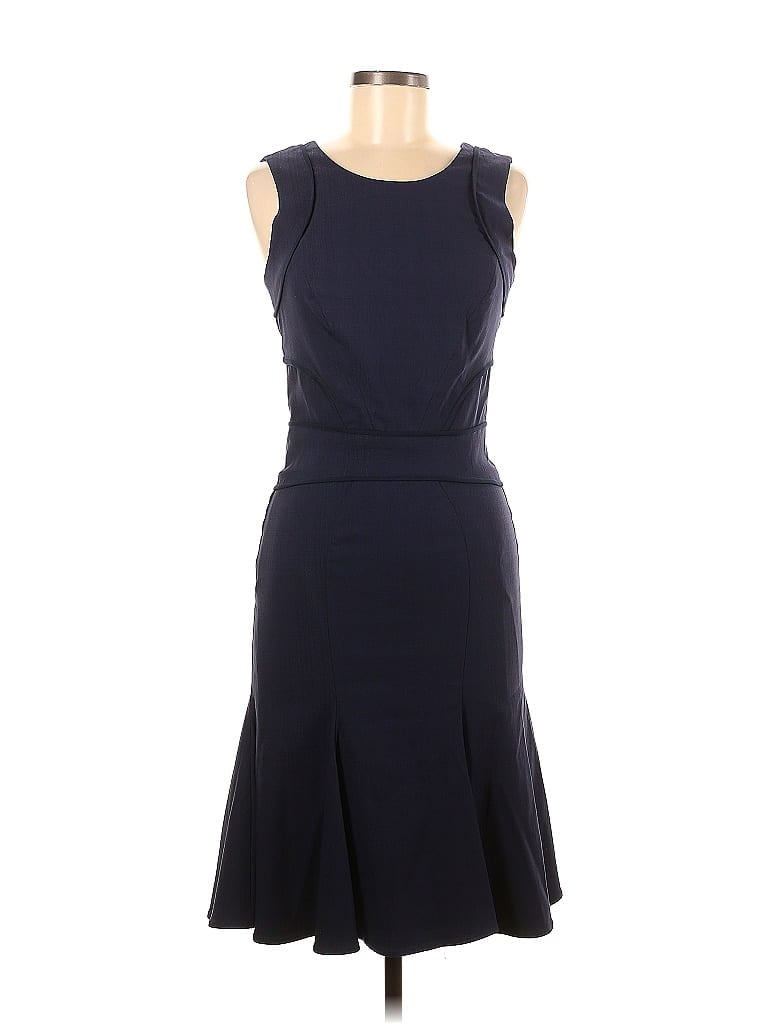 Pre-owned Zac Zac Posen Cocktail Dress In Blue