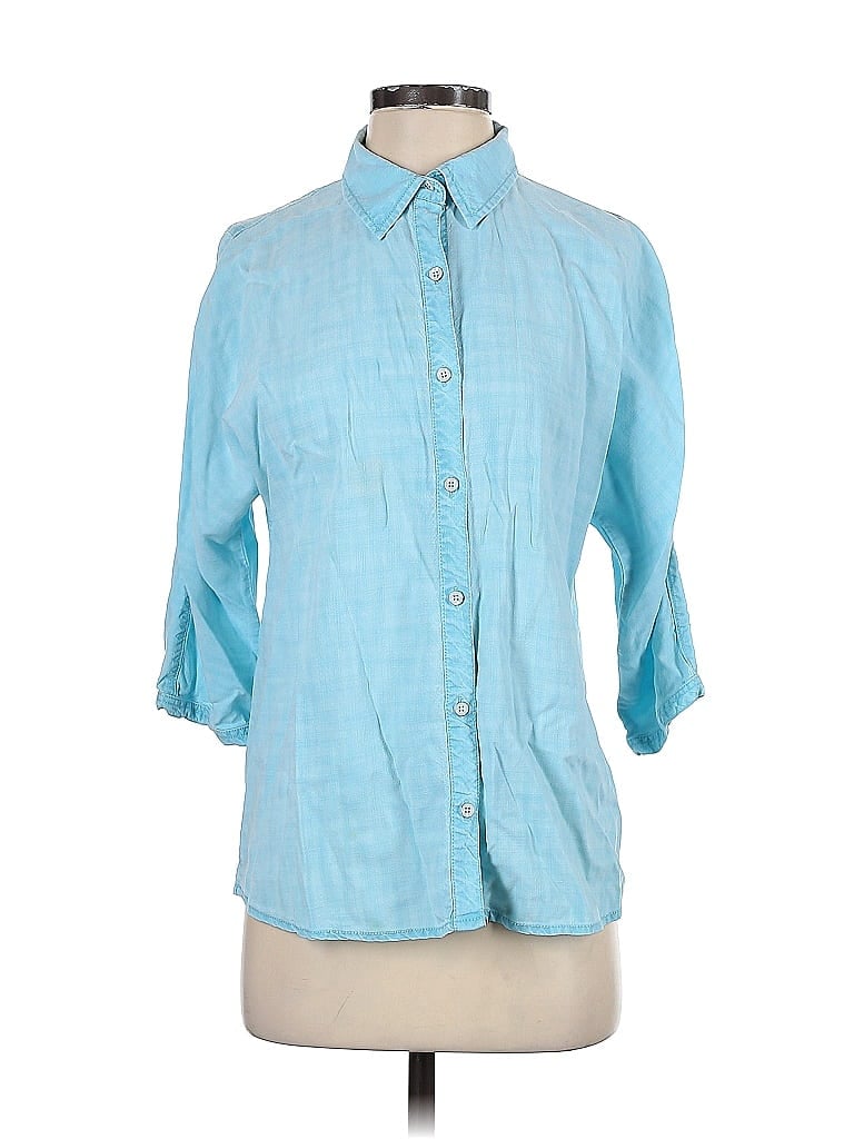 COLDWATER CREEK Pre-owned 3/4 Sleeve Button Down Shirt