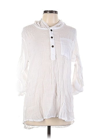Nk 3/4 Sleeve Silk Top (view 1)