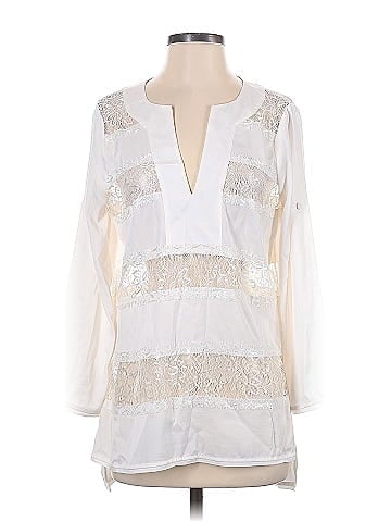 BCBGMAXAZRIA 3/4 Sleeve Blouse (view 1)