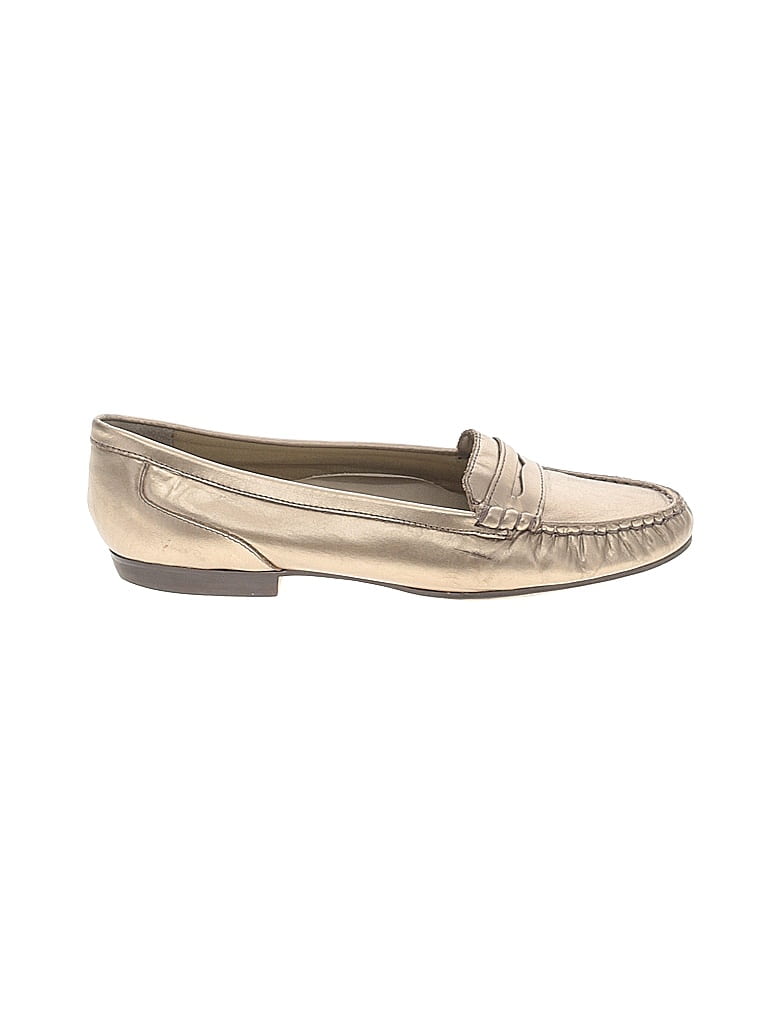 Trotters Metallic Gold Flats Size 7 - photo 1