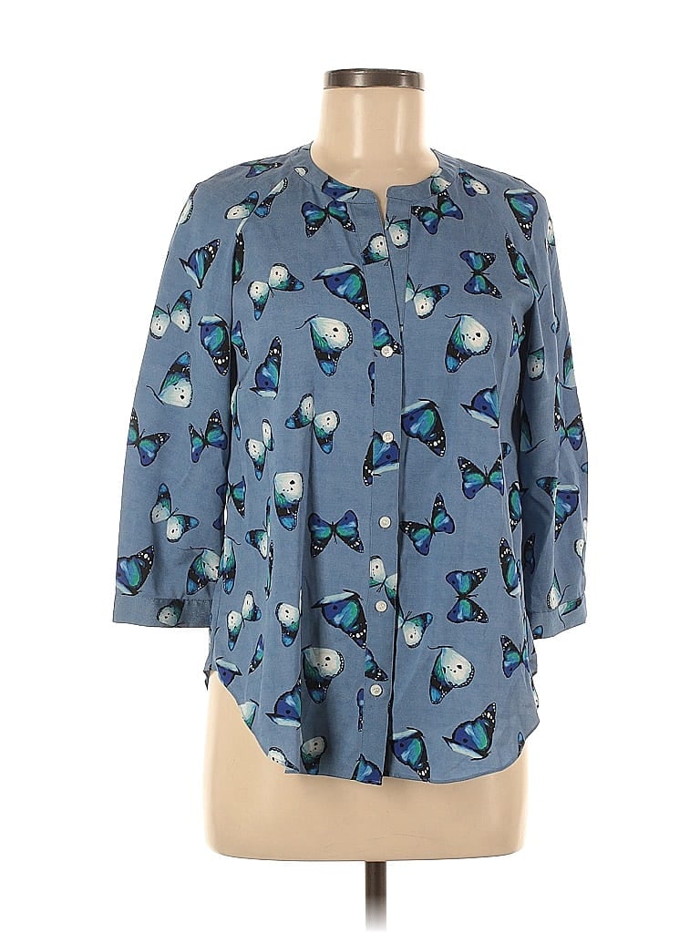 Pre-owned Tommy Hilfiger 3/4 Sleeve Blouse