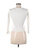 Lulu 100% Cotton White Ivory Turtleneck Sweater Size 9/10 - photo 2
