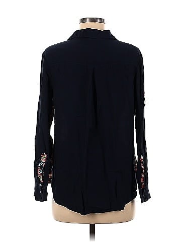 Pink Stitch Long Sleeve Blouse (view 2)